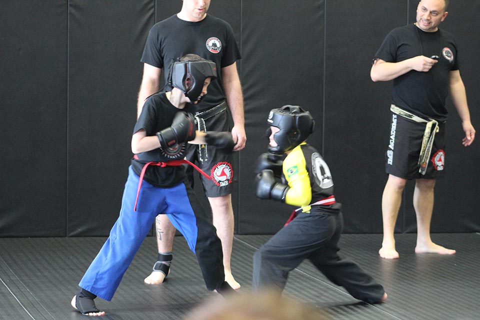 kids training martial arts